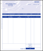 Continuous Accounts Receivable Invoice